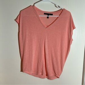 White House Black Market‎ peach short sleeve tee XXS